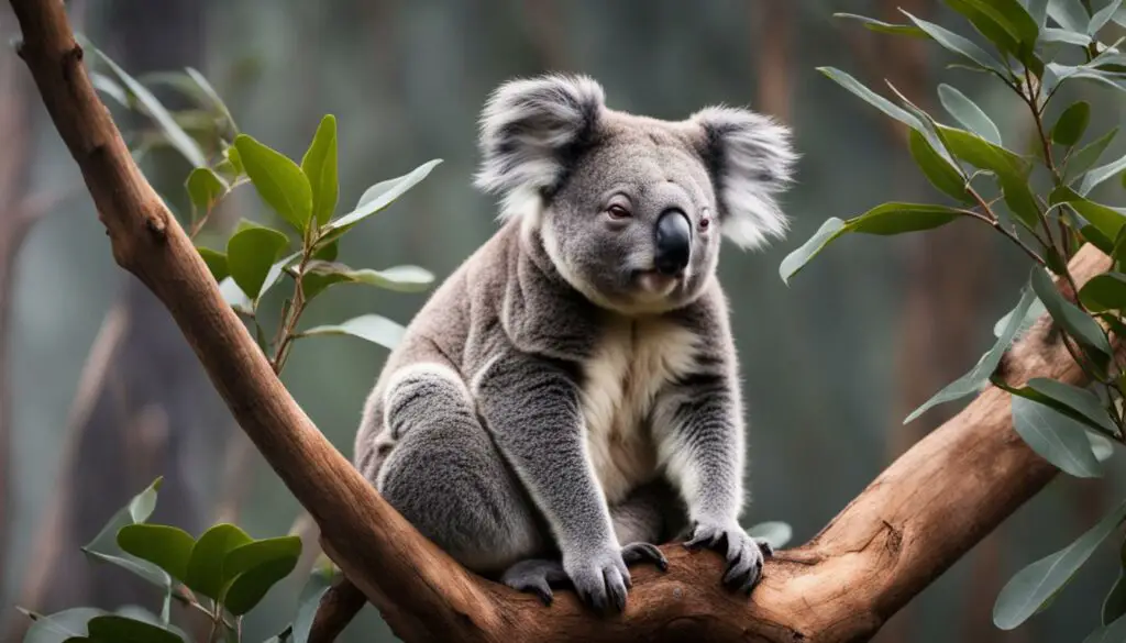 Koala in the wild