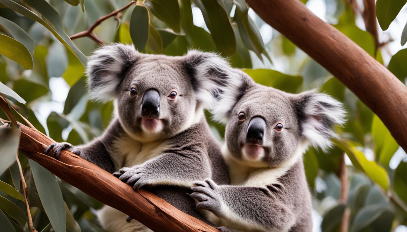 What is the average lifespan of a koala in the wild?