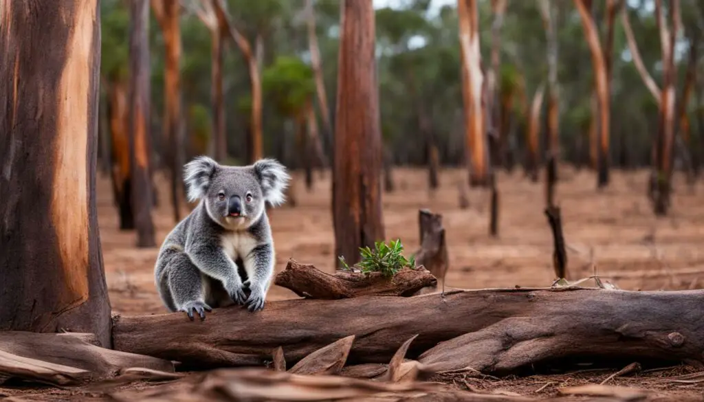 How many koalas are left in the wild?