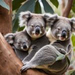 How do koalas interact with each other in the wild?