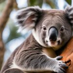 How do koalas adapt to life in trees and their arboreal lifestyle?