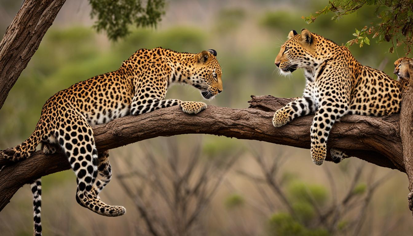 How do leopards communicate with each other in the wild?
