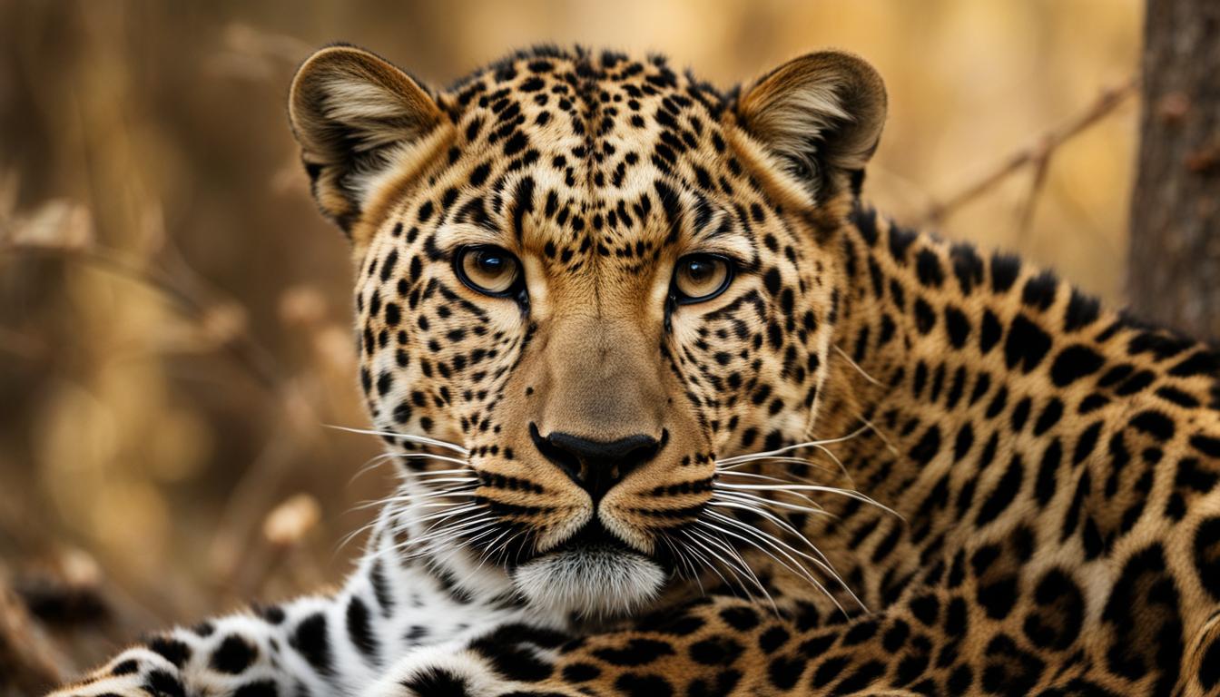 Leopard fur and color