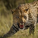 What are the tactics leopards use when hunting for prey?