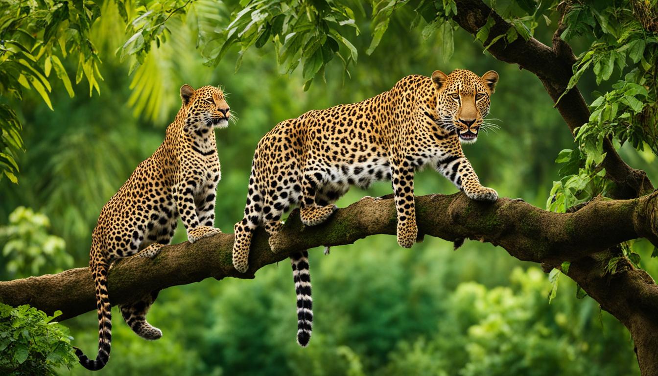Leopard social behavior