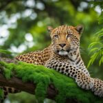 Can leopards climb trees, and if so, why do they do it?