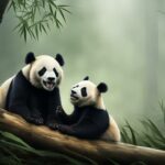 What is the current conservation status of giant panda populations?