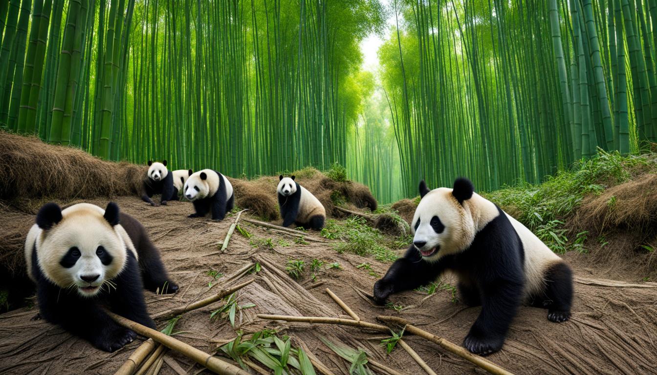 Panda population size