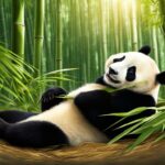 How much do giant pandas sleep in a day, and what are their sleep habits?