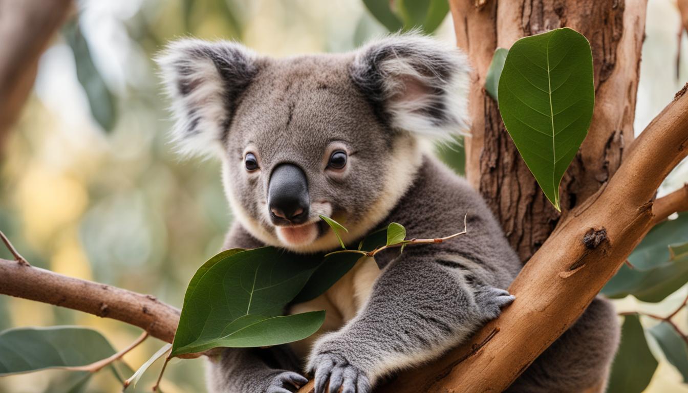How do baby koalas (joeys) develop and grow?