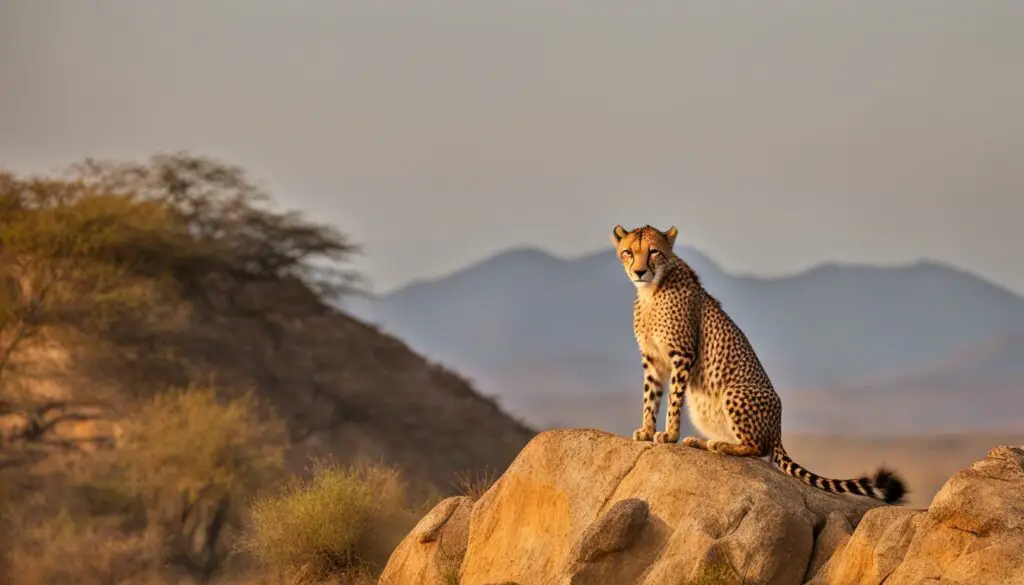 cheetah in the wild