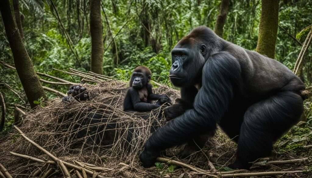 gorilla population decline and habitat destruction
