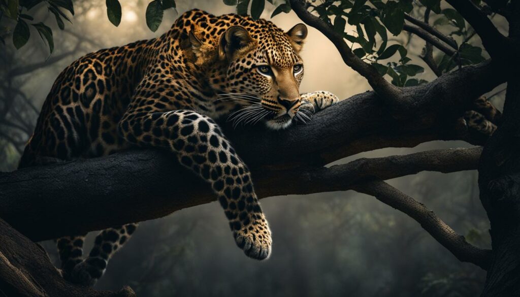 nocturnal leopard