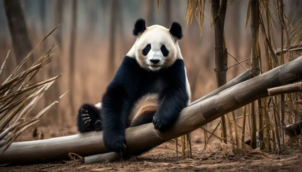 panda population decline and climate change