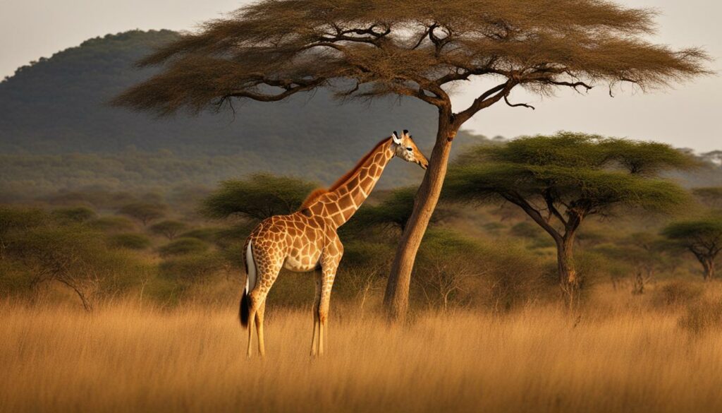 protecting giraffe habitat