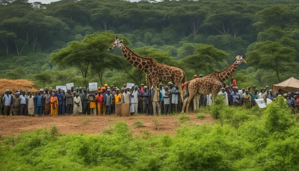 protecting giraffe habitats
