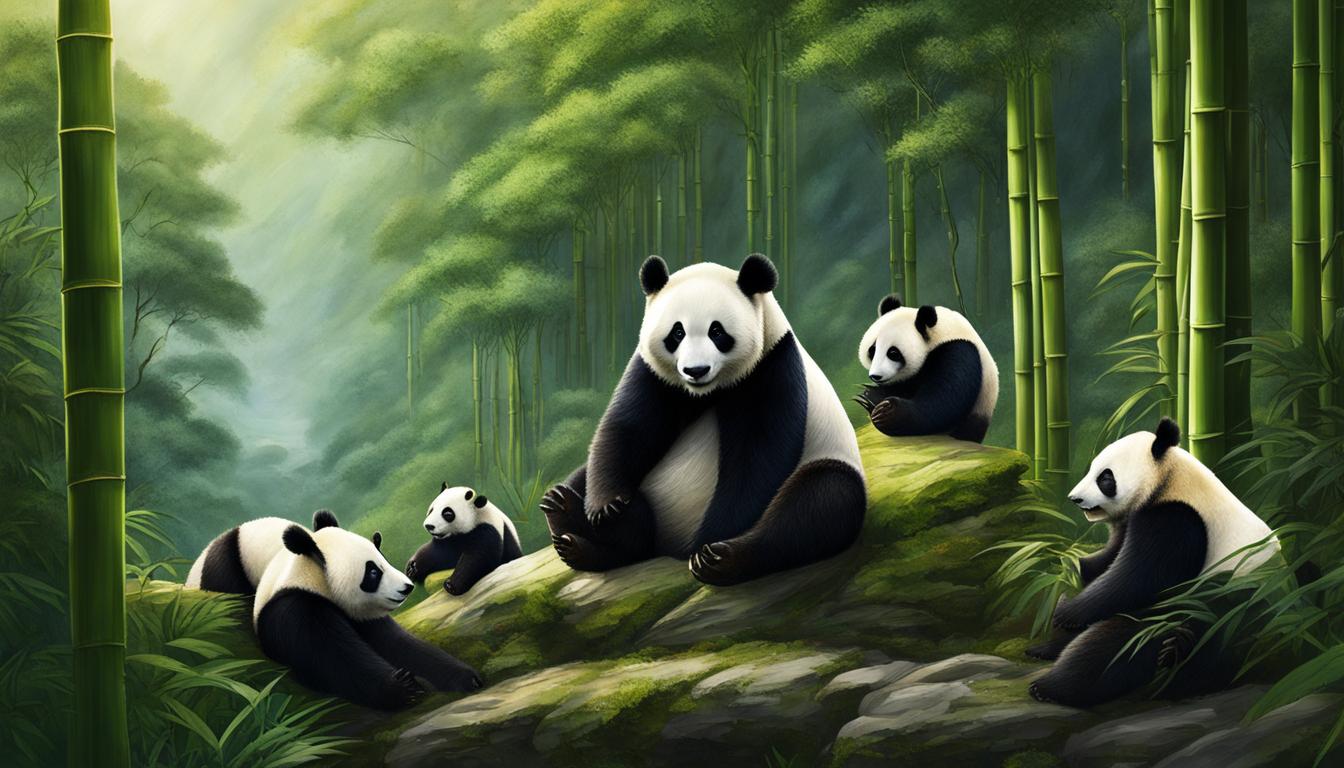 Are there any natural predators of giant pandas in the wild?