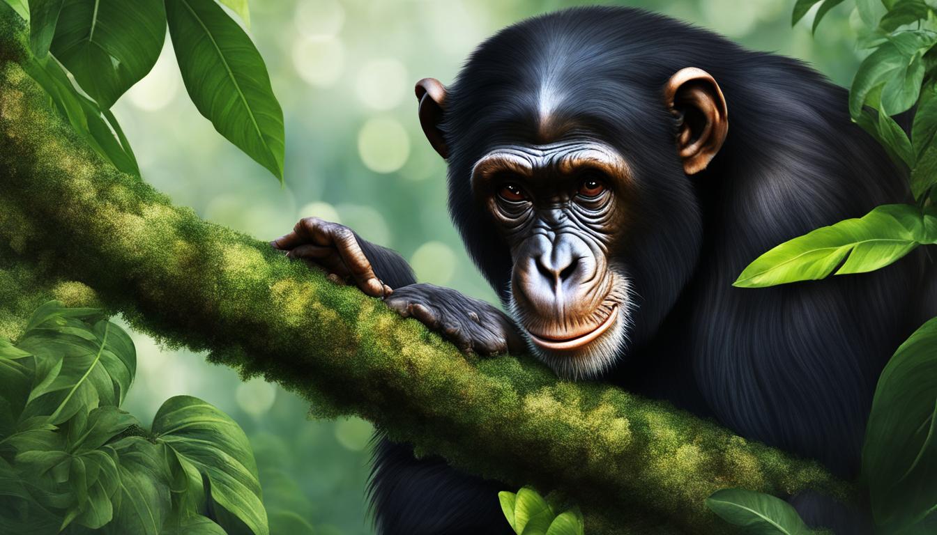 What is the average lifespan of a chimpanzee in the wild?