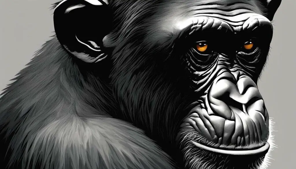 What sounds and communication methods do chimpanzees use?