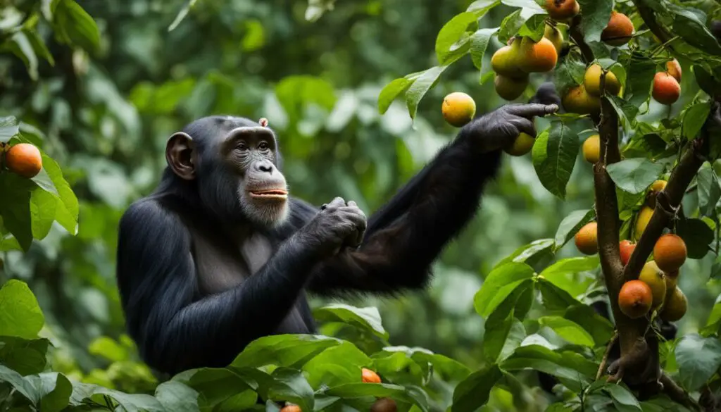 How does chimpanzee tourism impact chimpanzee populations and