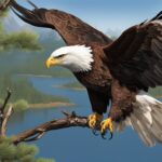 How do you identify different types of eagles in the USA?
