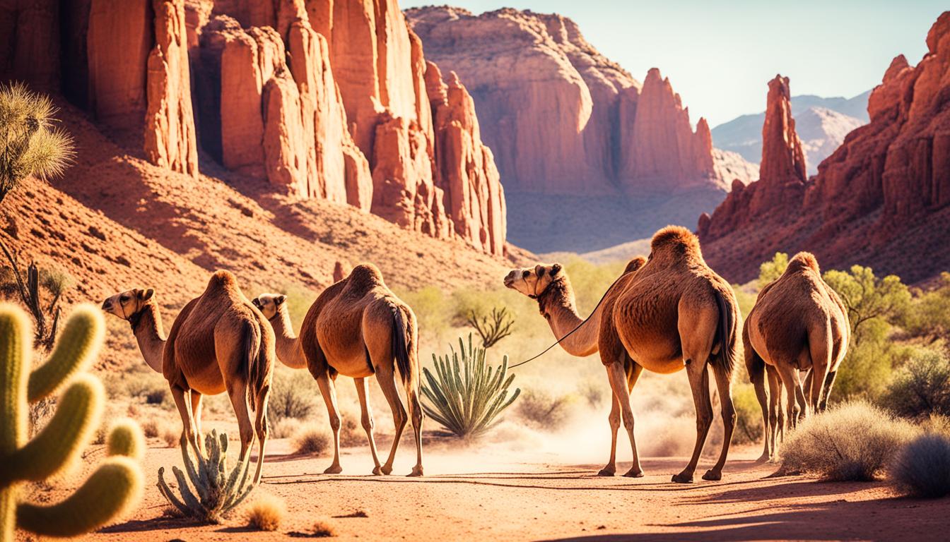 Are there wild camels in the USA?