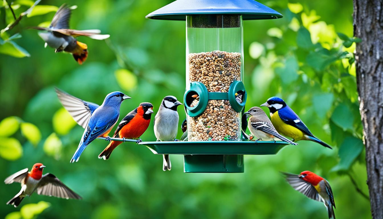 How do you attract birds to your backyard in the USA?