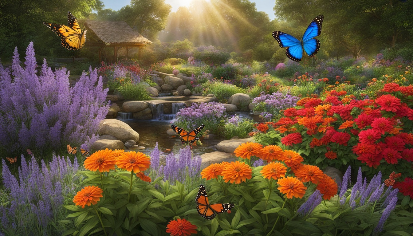 How do you attract butterflies to your garden in the USA?