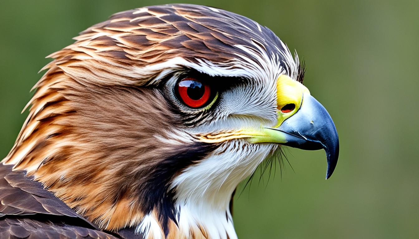 How do you identify a red-tailed hawk?