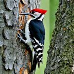 How do you identify different species of woodpeckers in the USA?