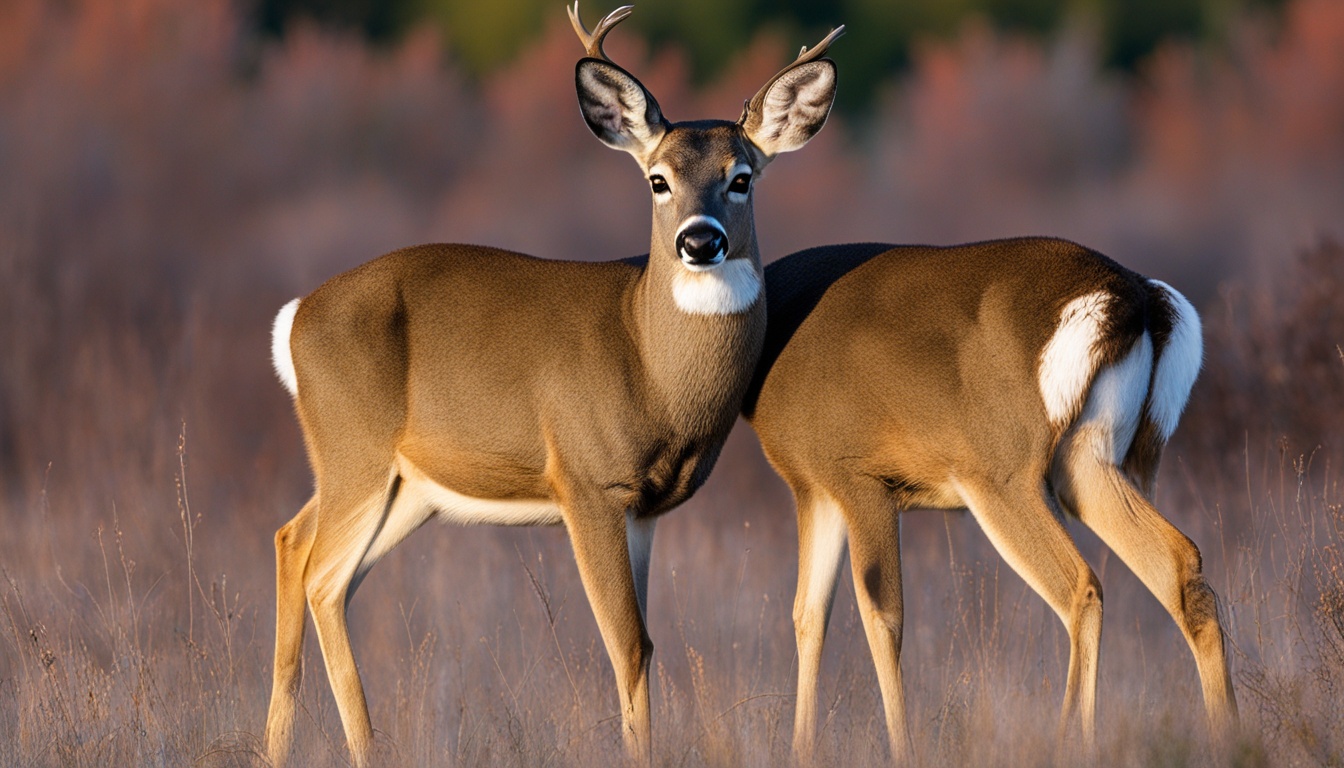How do you identify different types of deer in the USA?