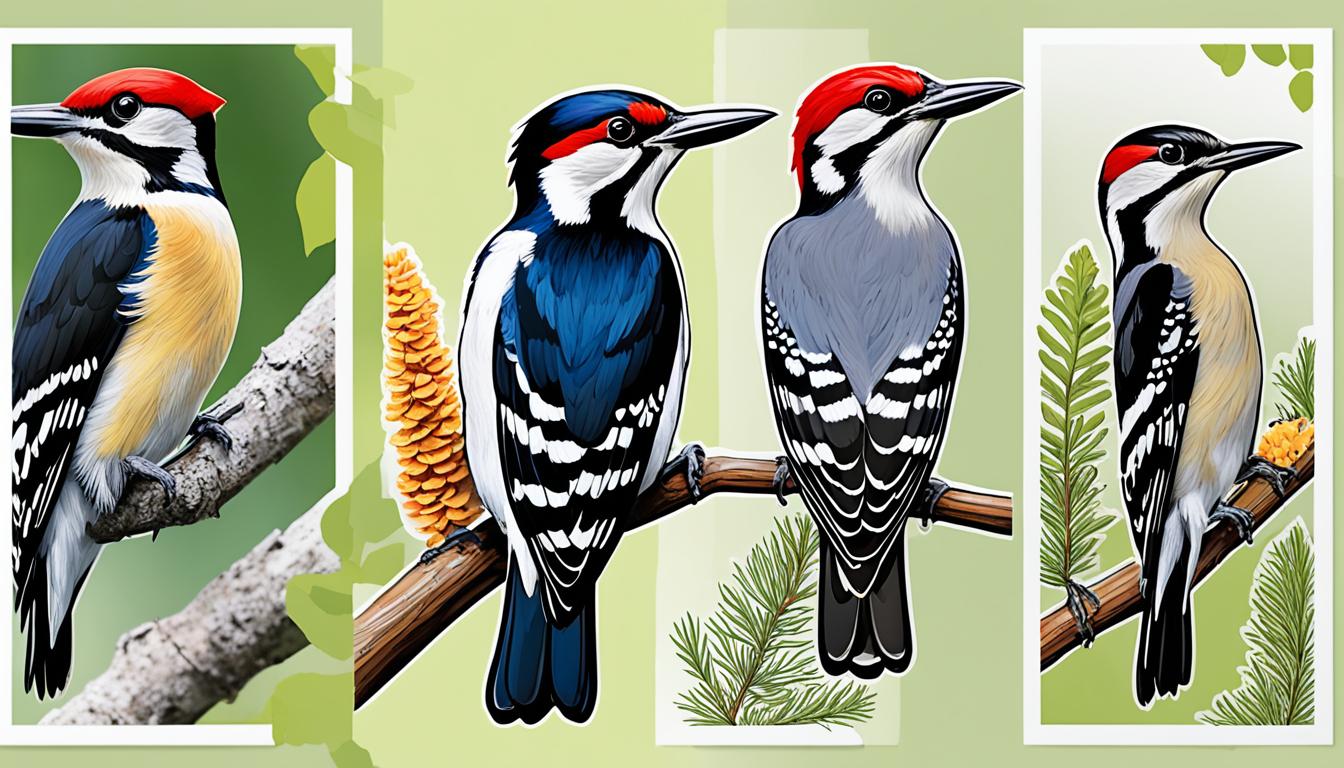 How do you identify different types of woodpeckers in the USA?