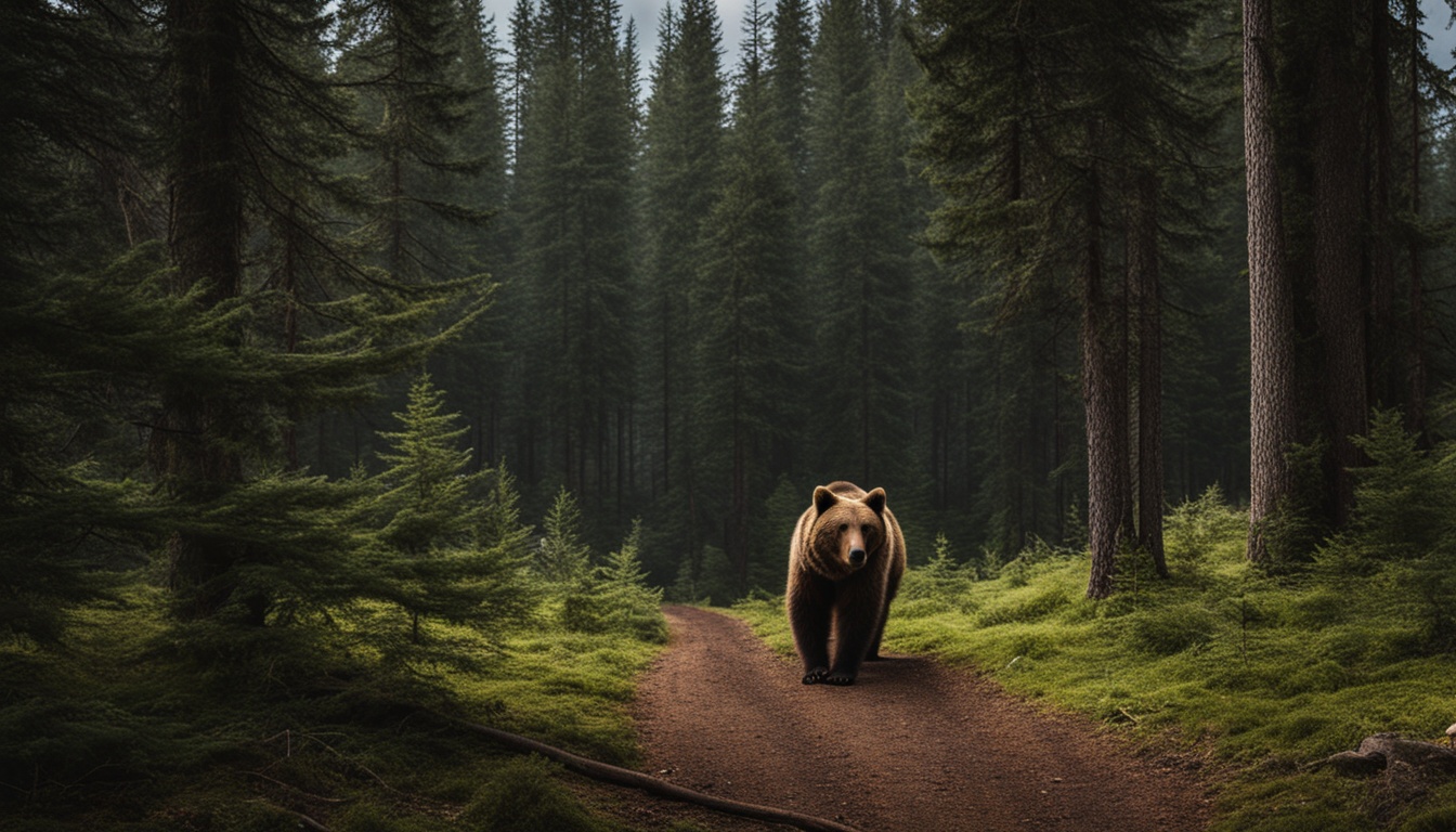 What should you do if you encounter a bear in the USA?