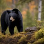 What types of habitats do black bears prefer in the USA?