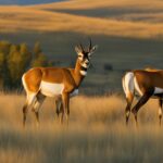 Where can you find pronghorn antelope in the USA?