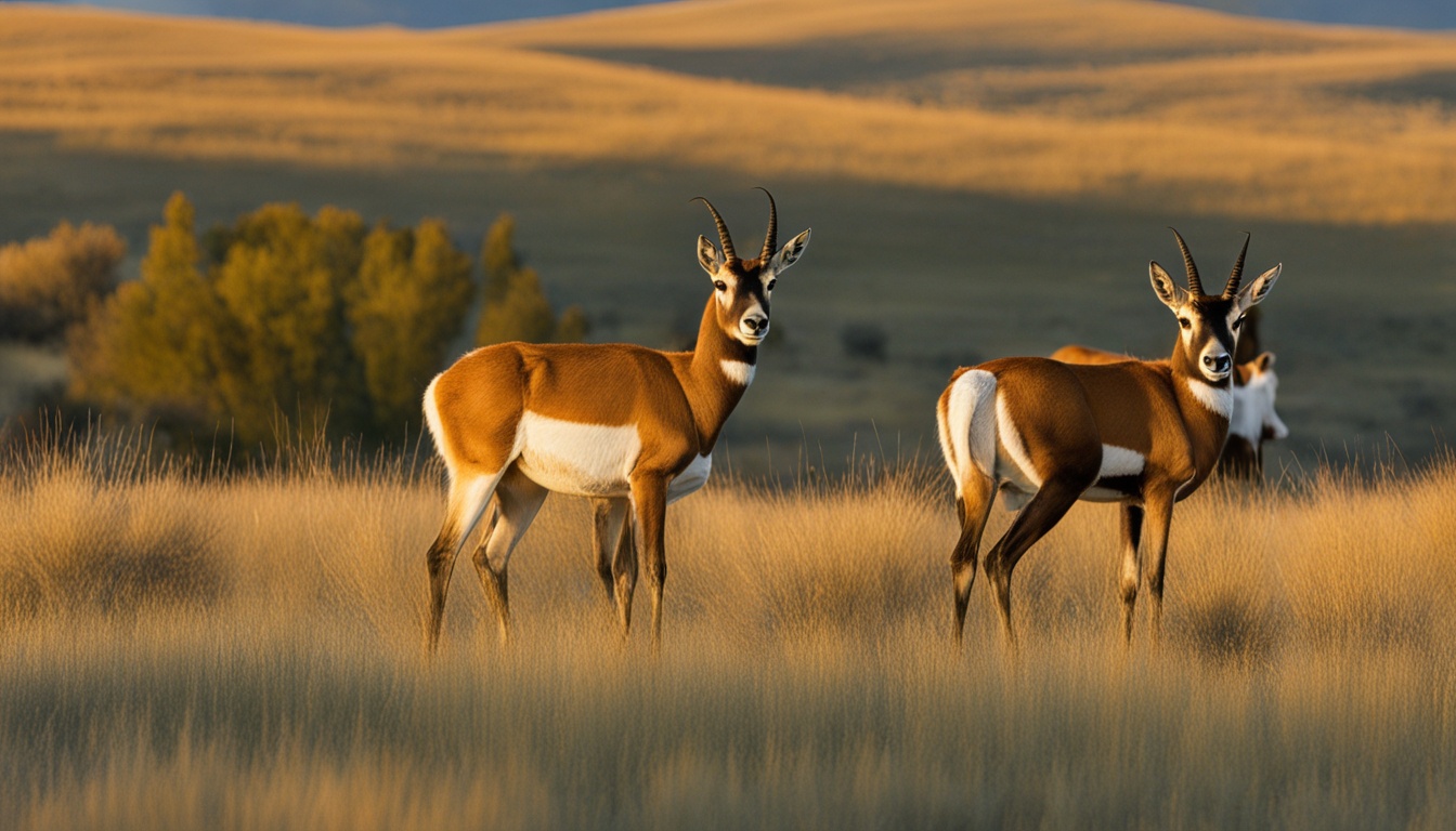 Where can you find pronghorn antelope in the USA?