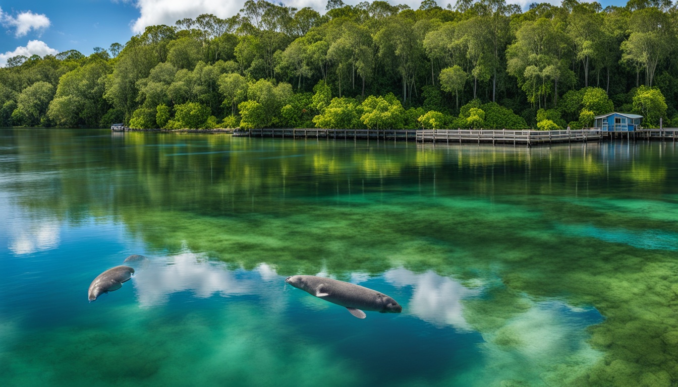 Where can you see manatees in the USA?