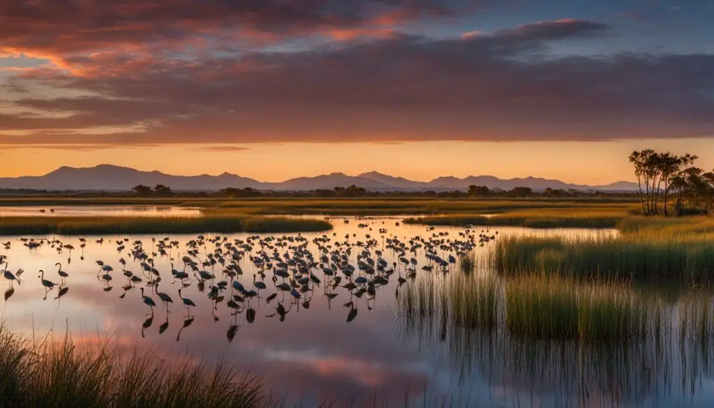 best places to see sandhill cranes in the United States