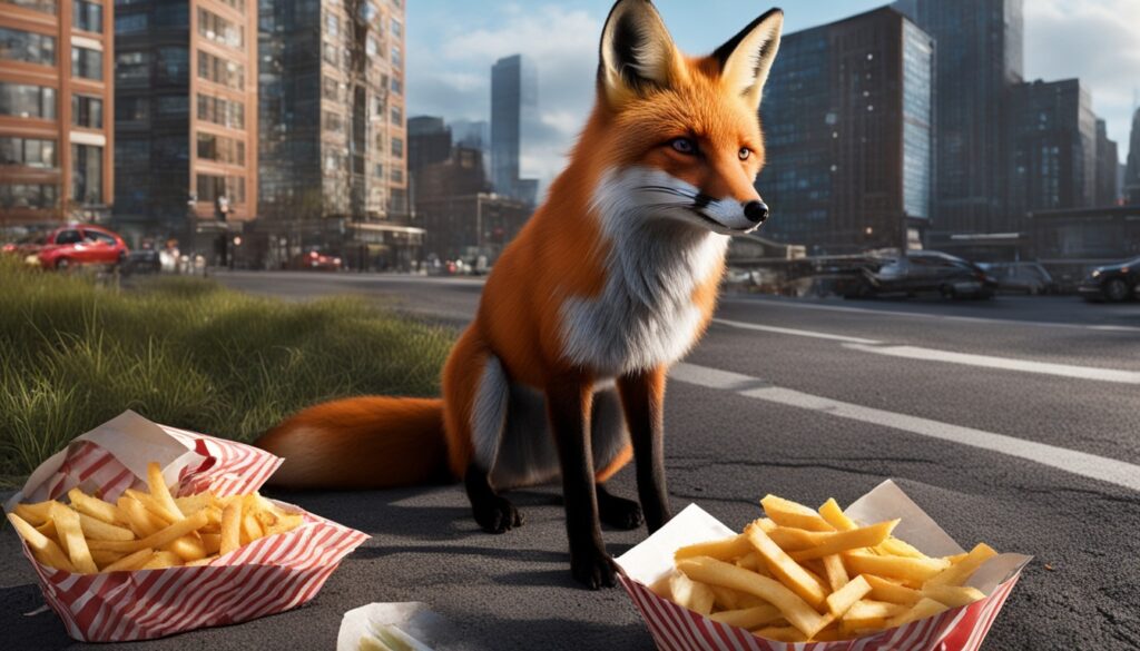 urban red fox diet