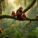 Are there wild orangutans in the USA?