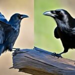 How do you tell the difference between a raven and a crow?