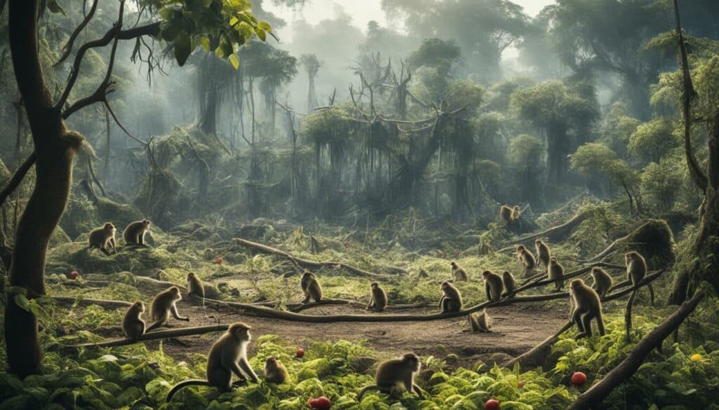 Are there any wild monkeys in the USA?