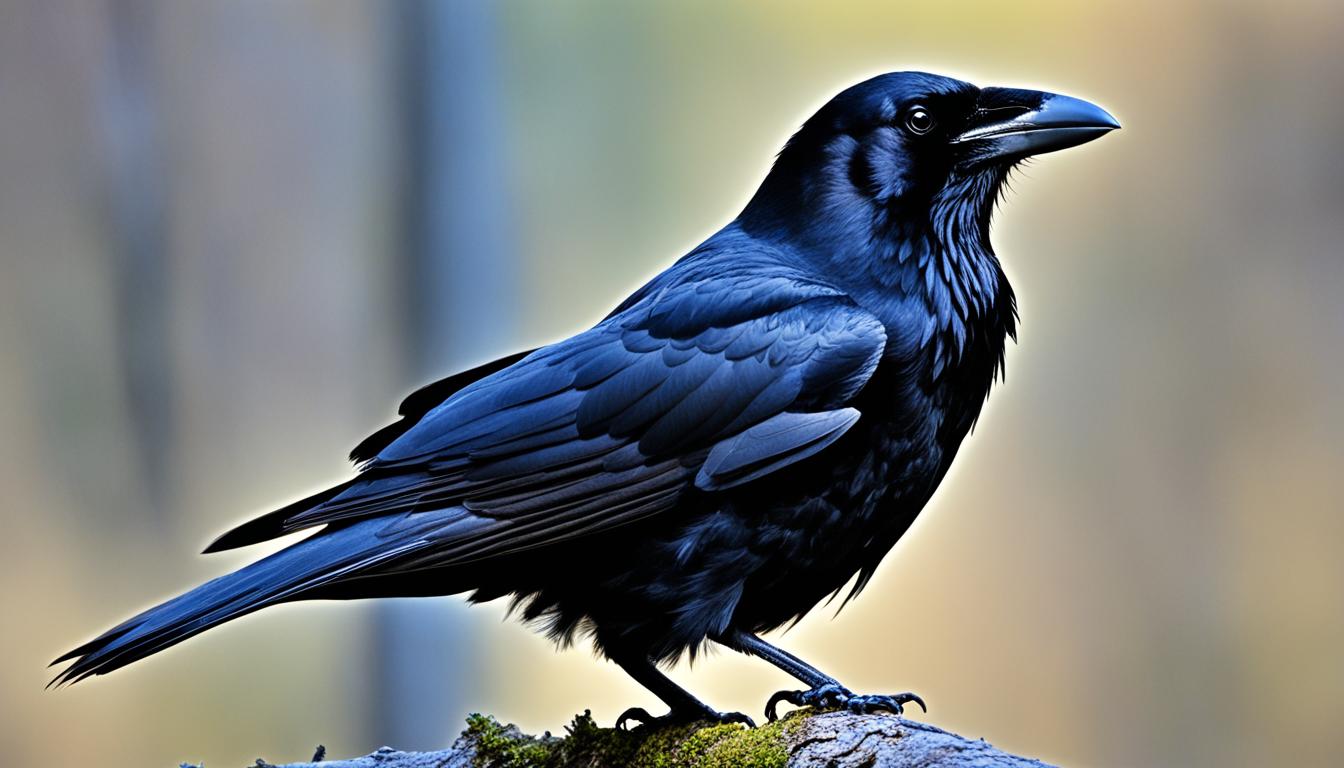 How do you tell the difference between a raven and a crow?