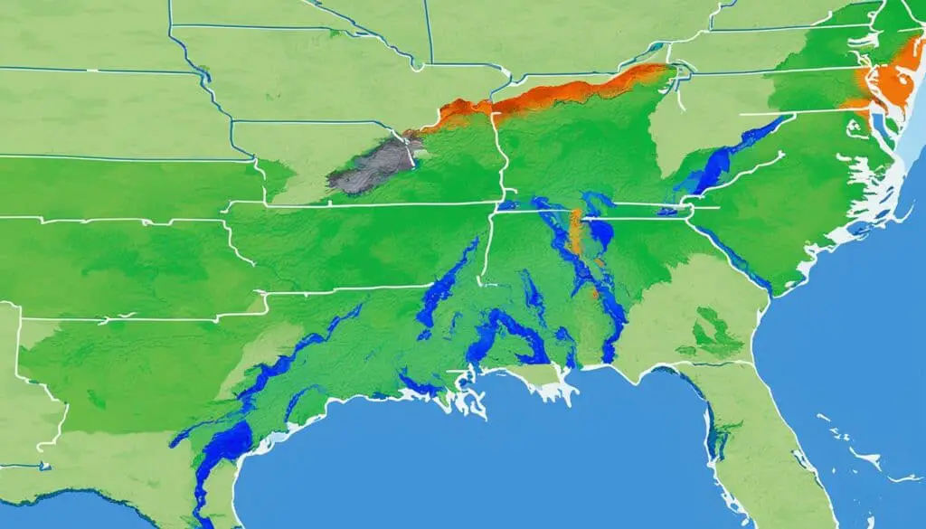 American mink geographic distribution