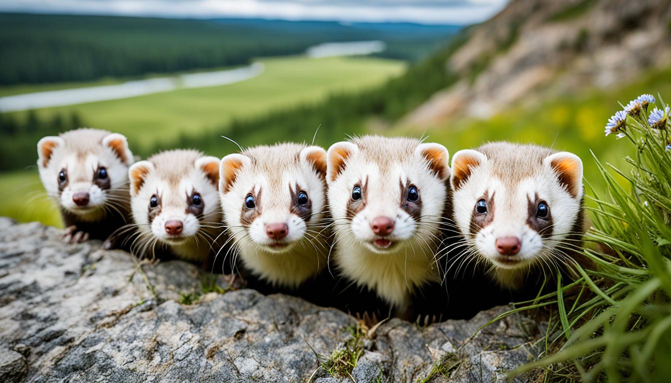 Are there wild ferrets in the USA?