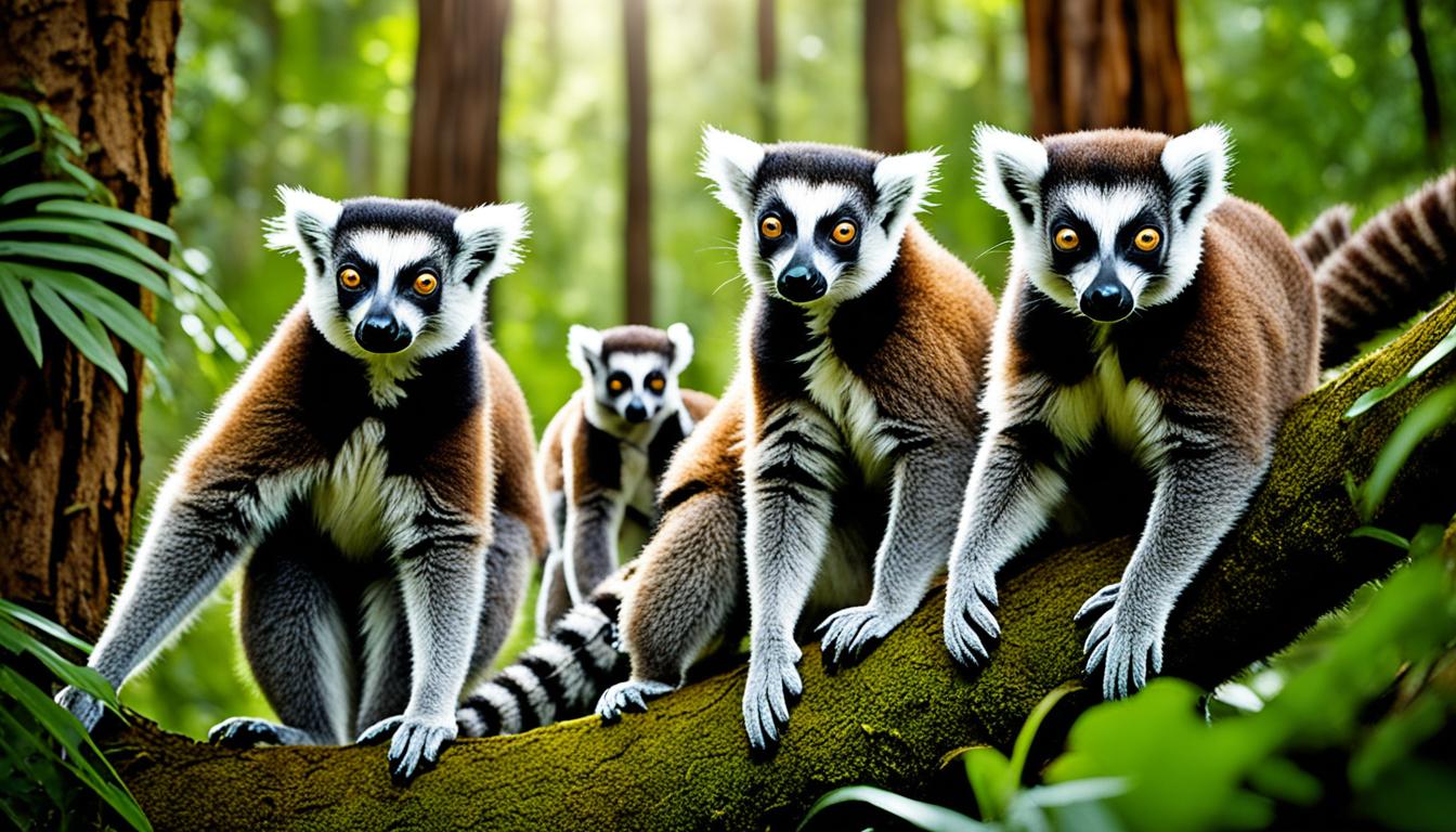 Are there wild lemurs in the USA?