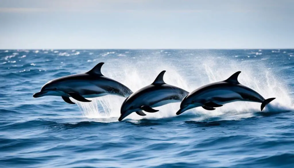 Dolphin species and their swimming speeds