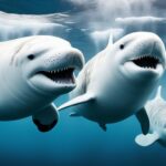 How do beluga whales communicate?