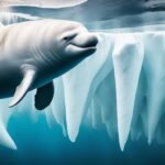 How do beluga whales navigate under ice?