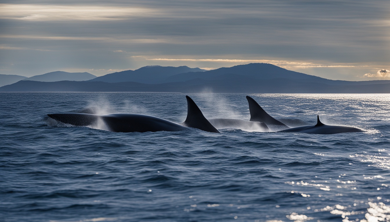 How do blue whales communicate?